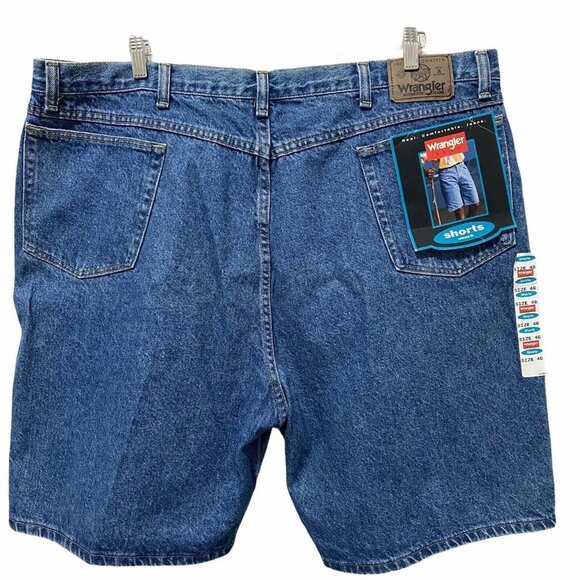 Wrangler 42 X 8 Jean Shorts Dead Stock New With Tags Made in USA - Picture 1 of 8